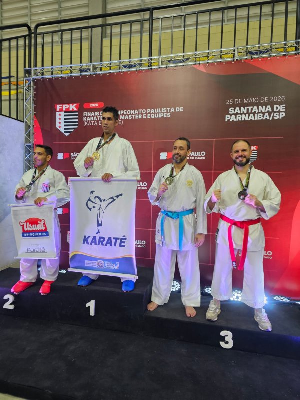 Karatê conquista medalha de bronze no Paulista Master