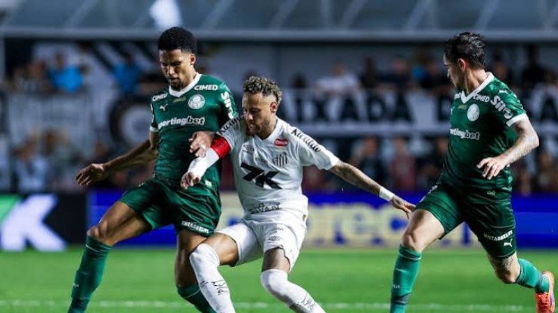 Palmeiras e Santos jogam pela Copa do Brasil