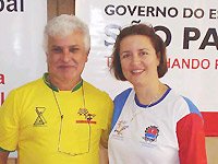 Damas: Árbitro internacional trabalha na Olimpíada Colegial