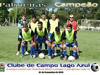 Palmeiras é campeão no Lago Azul