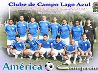 América é campeão no Lago Azul