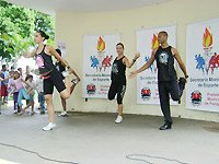 Comunidade participa do Dia do Desafio