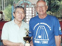 Homenageado vence torneio de bocha