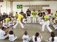 Capoeira: Alunos participam de batizado