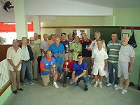 Luis e Roberto vencem torneio de bocha no CP