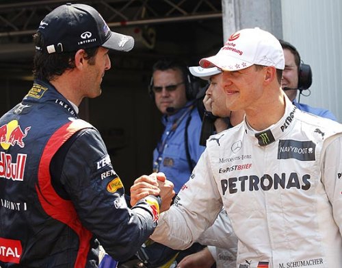 F-1: Webber herda pole de Schumacher e Massa é sétimo no GP de Mônaco