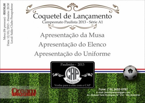 Penapolense realiza evento sábado