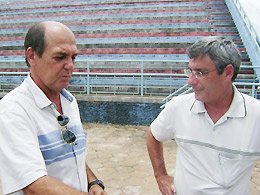 Coronel Marinho faz vistoria no Tenentão