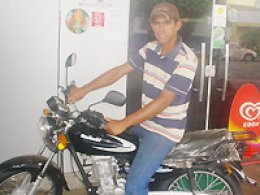 Auto Posto Marin: Tratorista é o ganhador de moto zero quilômetro