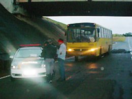 Operação: Polícia Rodoviária fiscaliza ônibus de transporte rural