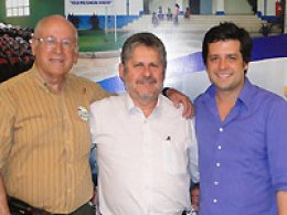 Ricardo Castilho e Guilherme Mussi visitam o prefeito de Promissão