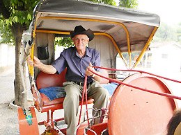 Transporte por meio de charretes ainda é procurado