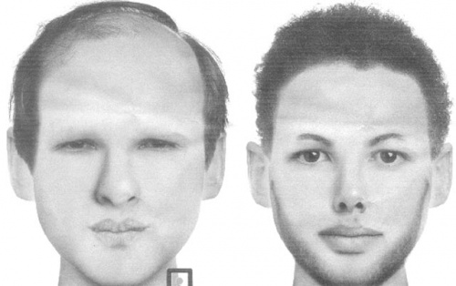 Polícia divulga retrato de dois dos assaltantes de banco