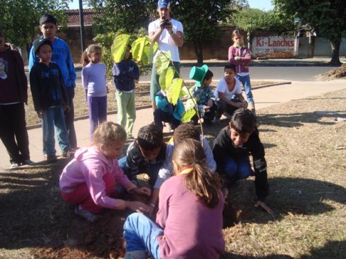 Crianças do Cmei Tóquio celebram o Dia do Meio Ambiente