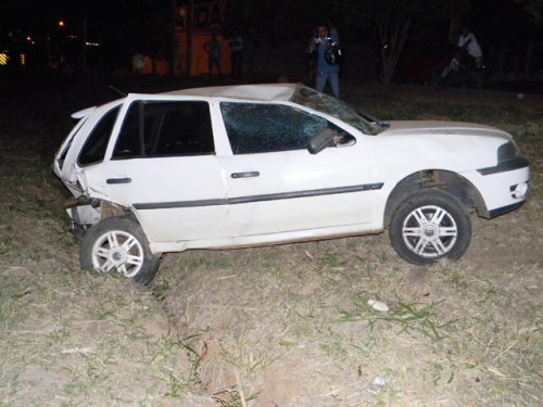 Não houve vítima no acidente em vicinal