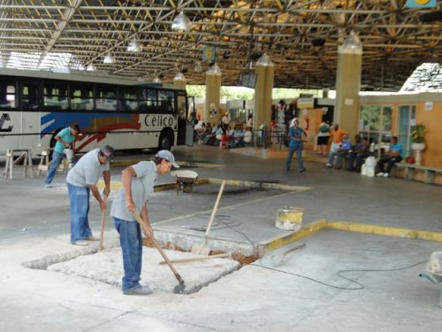 Emurpe executa reformas no Terminal Rodoviário