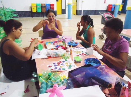 Ceim São Francisco reúne arte e reciclagem na decoração de Natal