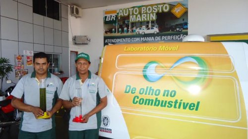 Teste mostra a excelência do combustível no ‘Auto Posto Marin’