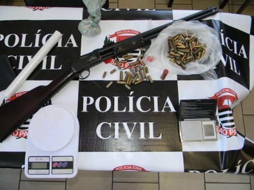 Polícia Civil localiza espingarda no Pevi