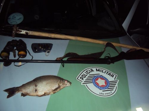 Polícia flagra pesca irregular em Luiziânia