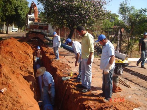 Daep constrói nova adutora para maior reservação de água
