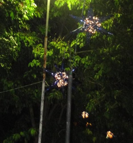 Praça 9 de Julho recebe decoração natalina 