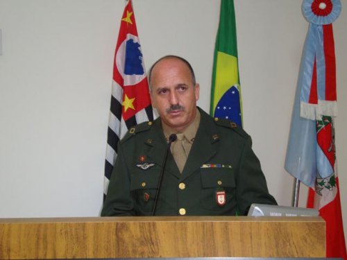 Câmara enaltece trabalho do subtenente Fladimir Fogliatto