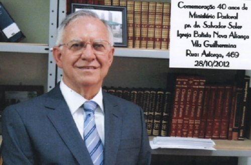 Pastor altoalegrense comemora Jubileu de Esmeralda