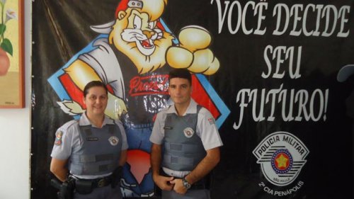 Proerd inicia aulas com crianças de escolas de Penápolis