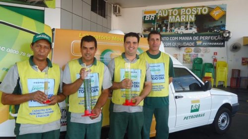 Teste mostra a excelência do combustível no ‘Auto Posto Marin’