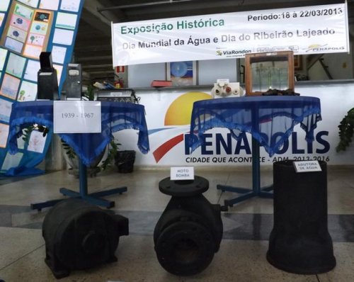 Paço Municipal recebe exposição histórica da água