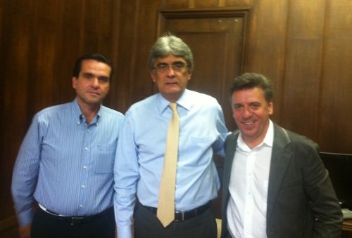 Secretário Semeghini recebe Célio em São Paulo