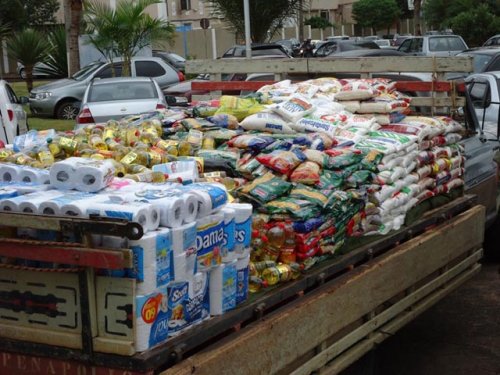 Tiro de Guerra arrecada mais de 3 mil quilos de alimentos para a Santa Casa