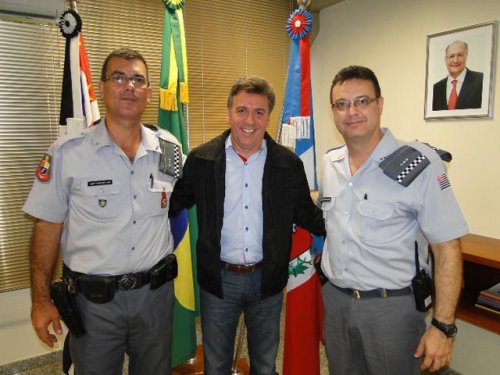Prefeito Célio recebe novo Comandante da PM