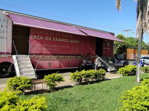 Carreta da Mamografia ficará em frente ao Nagibão