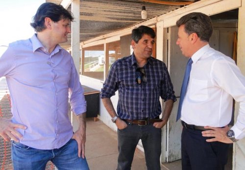 Prefeito confere andamento das obras do ‘Garden Shopping’