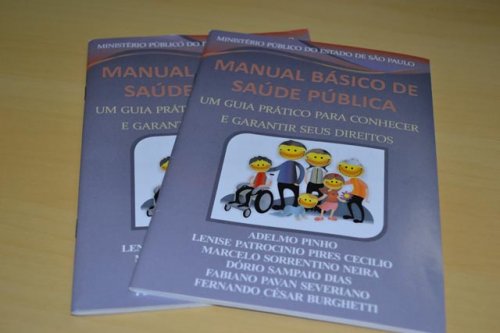 Cartilhas de saúde do Ministério Público serão entregues na comarca