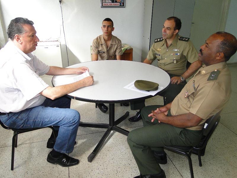 Penápolis recebe visita do chefe da 6ª Circunscrição de Serviço Militar