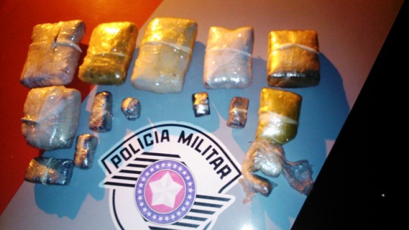 Polícia prende lavrador com 4,2 quilos de maconha