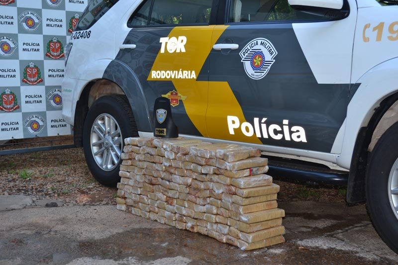 108 quilos de maconha são apreendidos na Assis
