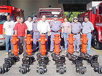 Reforço: Bombeiros adquirem novos hidrantes para a cidade