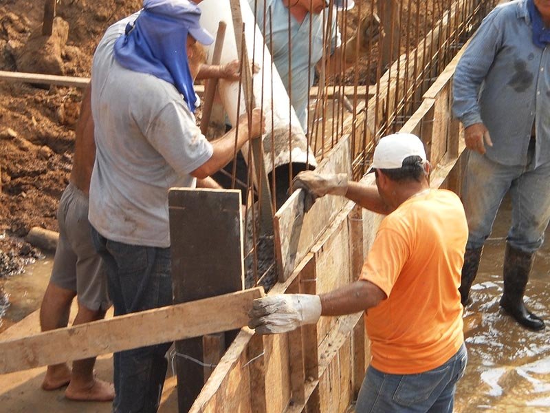 Construção da ponte do Lajeadinho segue em ritmo acelerado