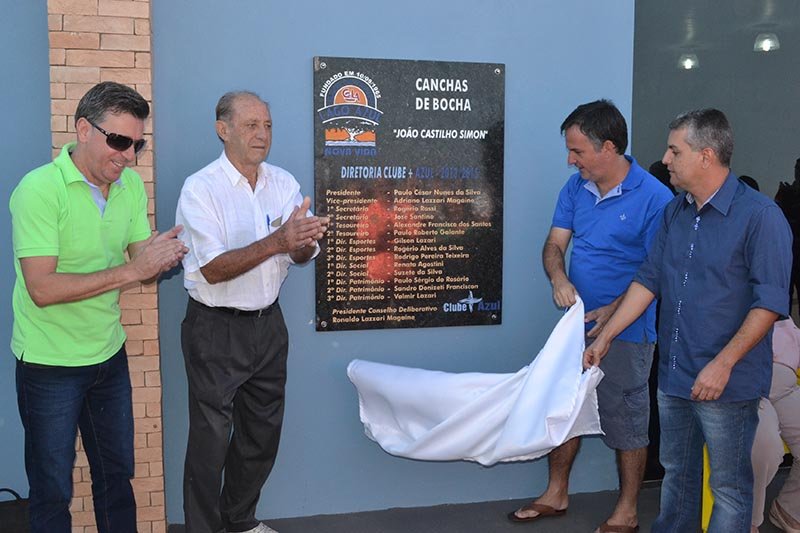 Lago Azul entrega modernas canchas de bocha aos sócios