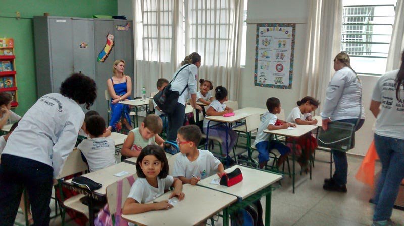 UBS Tropical envolve alunos em projeto de Saúde e Educação