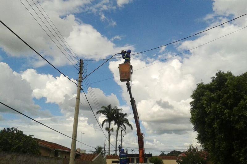Prefeitura prossegue com a troca de iluminação pública