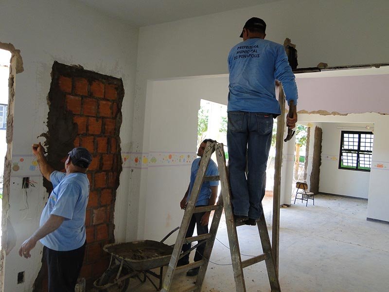 Creche do Sílvia Covas também passa por reforma e adequações do prédio