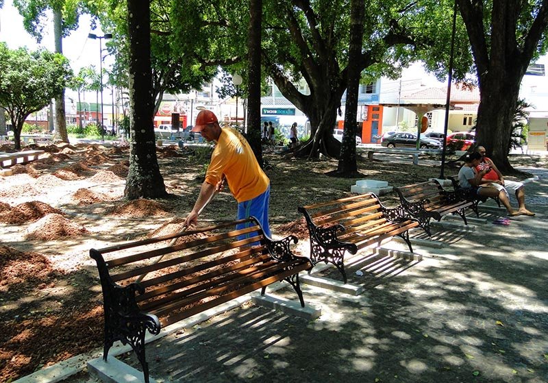 Reforma da Praça Carlos Sampaio entra em fase final