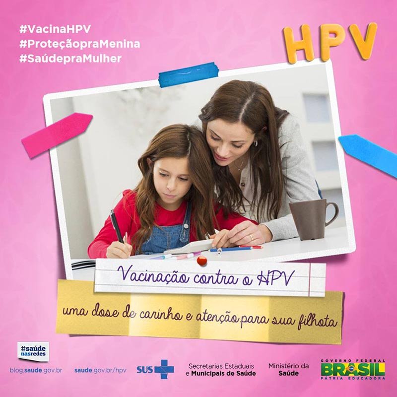 Meninas de 9 a 11 anos já podem ser vacinadas contra o HPV