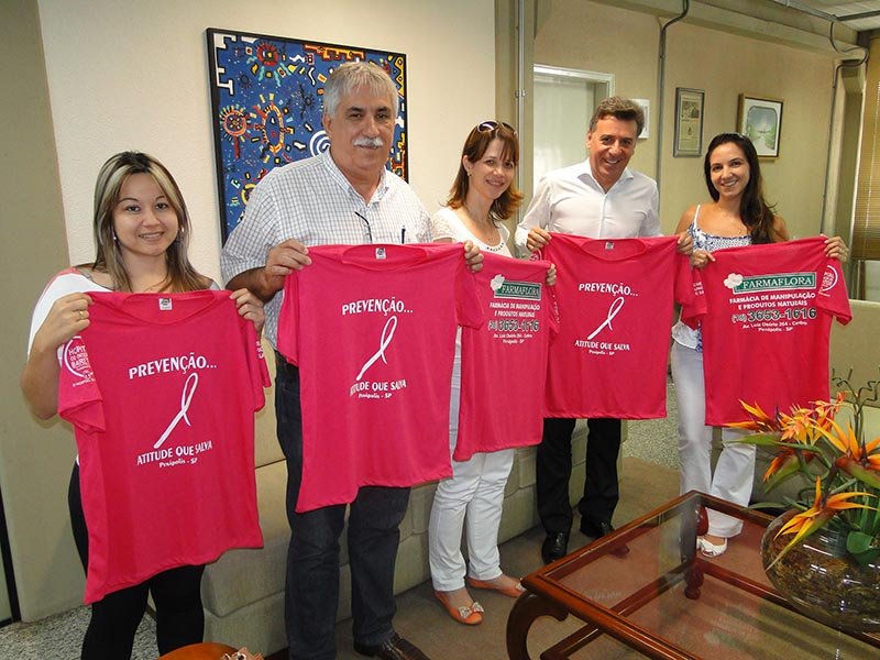 Prefeito agradece apoio para a Campanha contra o câncer de mama
