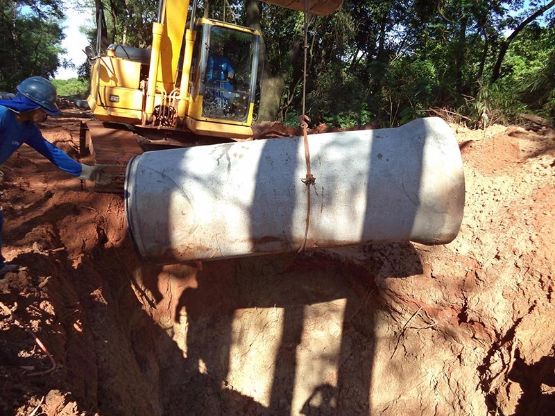 ESPECIAL DAEP: Obras no emissário do Maria Chica entram em fase final